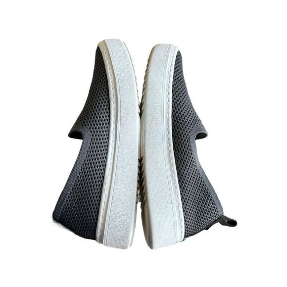 Eileen Fisher Prosper 2 Slip-On Knit Sneaker Graphite Stretch Knit Size 6 - Picture 8 of 9